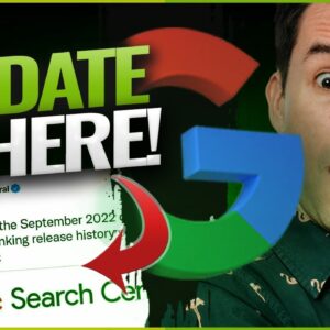 Google September 2022 Core Algorithm Update (What to do!)