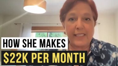 How She Makes $22,000 Per Month At 72 Years Old (Make Money Online)