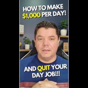 How To Make $1,000 Per Day And QUIT Your Day Job! #Shorts