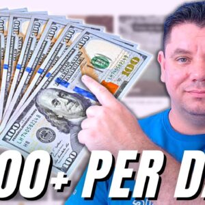 Simple $500+ Per Day Passive Work From Home Side Hustle That Requires NO SKILL! (Make Money Online)