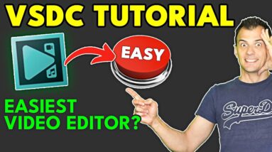 VSDC Free Video Editor Tutorial - Start to Finish - FOR BEGINNERS