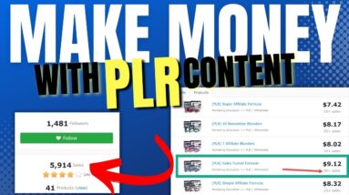 How to Make Money with PLR Content (DO THIS!)