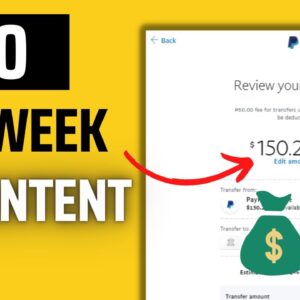 Earn $150 Per Week Easy AI Content Writer Copy & Paste Income