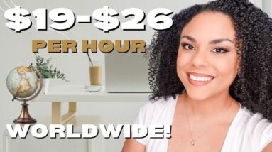 Work From Home Remote Jobs Worldwide 2023! Work From Anywhere $19-$26 Per Hour!