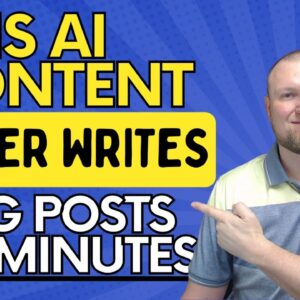 This Ai Content Writer Writes An Entire Blog For You Quickly!