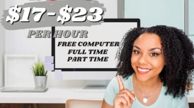 Get Paid $17 To $23 Per Hour, Free iMac Computer, Health Benefits Part Time Or Full Time! U.S Only