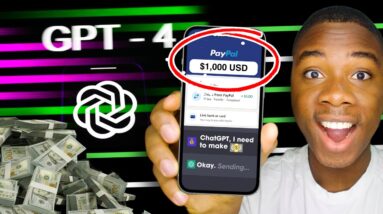 Earn Your First $1,000 FAST Using ChatGPT-4! (New Money-Making AI Bot)