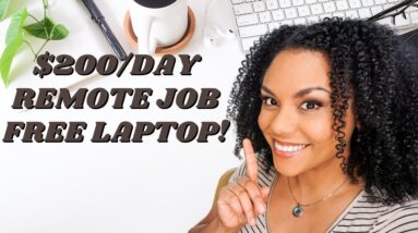 Free Apple Laptop Remote Job U.S. Work From Home 2023!