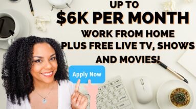 Brand NEW Work From Home Jobs 2023! Company Benefits Plus Free TV Service!