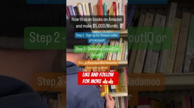 How to scan books to sell on Amazon FBA 😎👆🏻