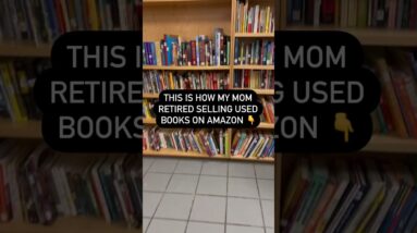 Want to know how my mom retired selling used books on Amazon? Here’s how… 🚀👇👇