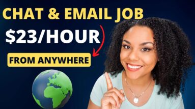 Work From Anywhere Worldwide- Chat And Email Job $23 Per Hour!