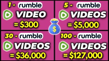 Earn BIG: $283 Per Video With Rumble Affiliate Marketing USING Other Peoples Videos!