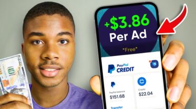 EARN $3.86 PER AD YOU WATCH! *Free* (Make Money Online Watching Ads)