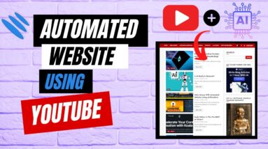 Earn Money Online Using AI: Build Automated YouTube Websites