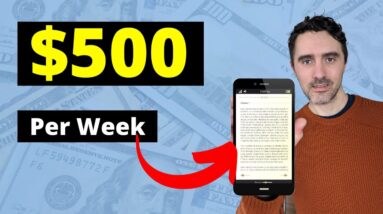 Entire eBook In Less Than 5 Minute's, Make $500 Weekly With This Method