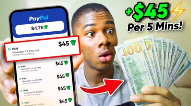 Get Paid $45 EVERY 5 MINS To Your PayPal! *INSTANT* (Make Money Online 2023)