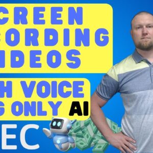 Make $100/Day with Screen Recording Voice Over Videos & AI