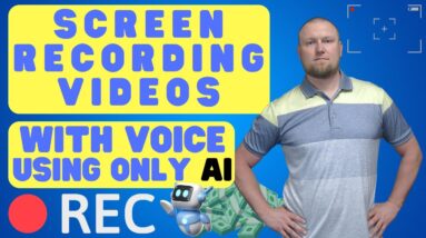 Make $100/Day with Screen Recording Voice Over Videos & AI