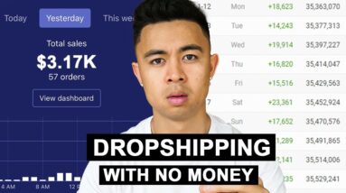 How To Make Money With Dropshipping With No Money In 2023 (For Beginners)