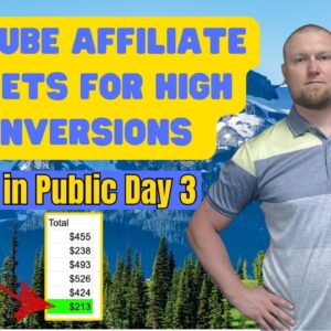 YouTube Affiliate Secrets for High Conversions - Building in Public Day 3