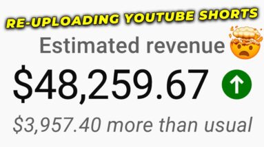 REALISTIC $1,618 Days Re-Uploading YouTube Shorts (WITH PROOF) Make Money With YouTube Shorts