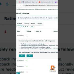 Here's how you Remove Negative Feedback on Amazon - Step by Step Guide (Part 2) #amazonbusiness