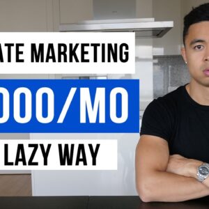 5 LAZY Ways To Make Money With Affiliate Marketing in 2024 (For Beginners)