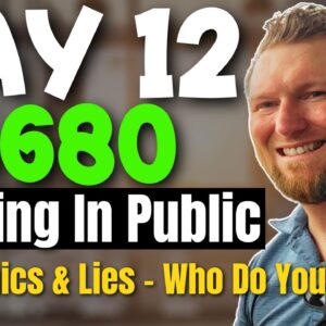 I Made $680 in ONE DAY with Affiliate Marketing - Building in Public Day 12