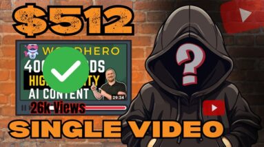 How I MADE $512 with 1 Faceless Youtube Video