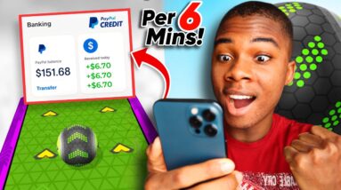 Get Paid $6.70 Per 6 Mins Just Playing Games! (Earn Money By Playing Games)