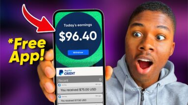 Get Paid $96.40 FAST If You're BROKE! *Free Money App* (Make Money Online 2024)