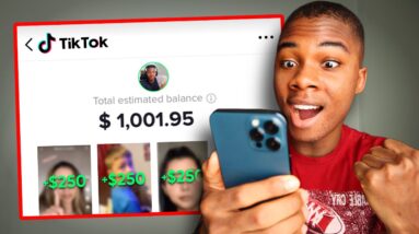 Get Paid $250 PER TikTok Video You Watch! *Worldwide* (Make Money Online)