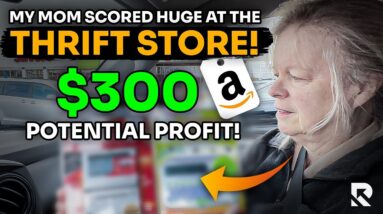 Momma Profit Scores JACKPOT At The Thrift Store! $300 Potential Profit on AMAZON!