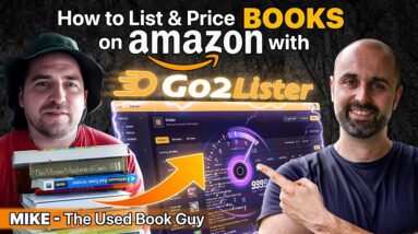 How to List & Price Books on Amazon with Go2lister (Step by Step Tutorial)