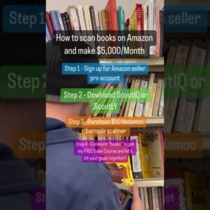 How to scan books on Amazon and make $5000/Month