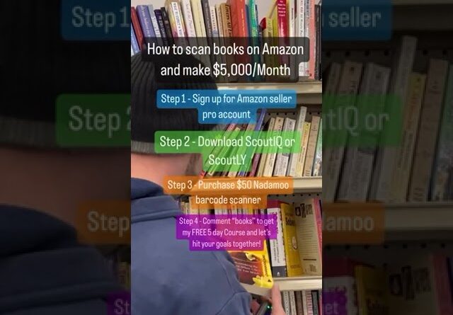 How to scan books on Amazon and make $5000/Month