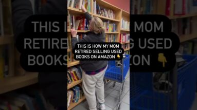 This is how my mom retired selling used books on amazon #amazonfbareseller