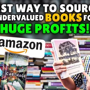 The BEST Way TO Source Undervalued Books to Sell on Amazon for HUGE PROFITS!