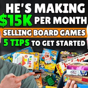 How Kevin Makes $15K Per Month Selling Board Games & Toys on Amazon