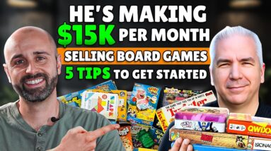 How Kevin Makes $15K Per Month Selling Board Games & Toys on Amazon