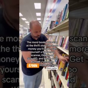 Scan every single book at Goodwill