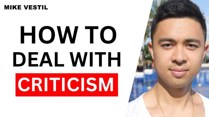 how to deal with criticism