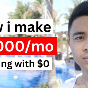 How To Make $5k Per Month If You're Broke (Make Money Online 2024)