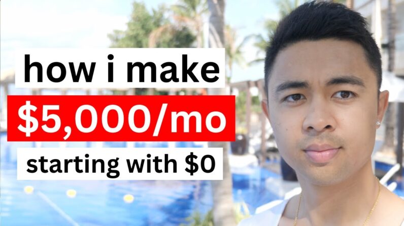 How To Make $5k Per Month If You're Broke (Make Money Online 2024)