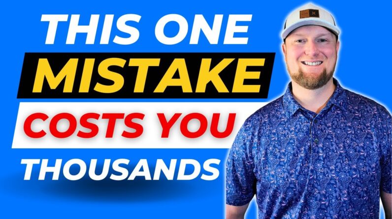 The One Mistake That's Costing You Thousands Online