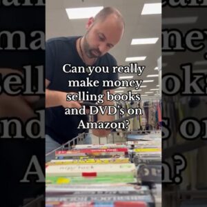 Can you really make money selling books and DVDs on Amazon? #onlinebookselling