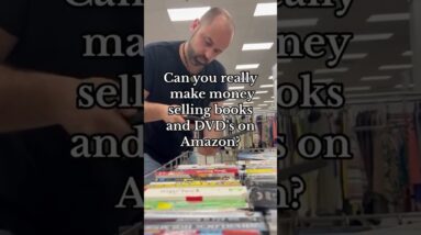 Can you really make money selling books and DVDs on Amazon? #onlinebookselling