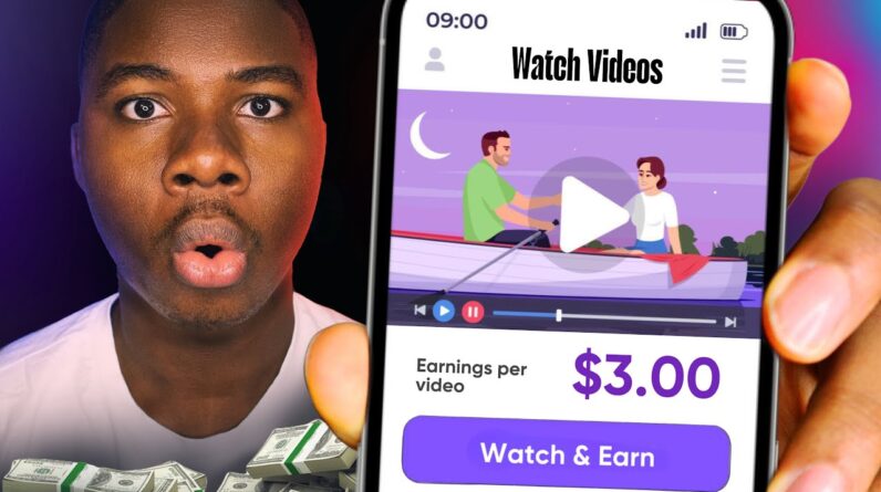 This App Pays $3.00 PER MIN To Watch Videos! *No Limit* (Free Money Online 2025)