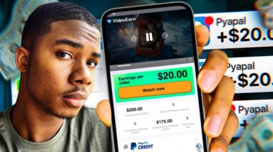 Earn $20 PER AD Watched! [$160 PER DAY] - Make Money Online Watching Videos!